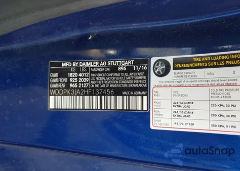 2017 Mercedes-Benz Slc 300 z USA, uszkodzony, nr VIN WDDPK3JA2HF137456